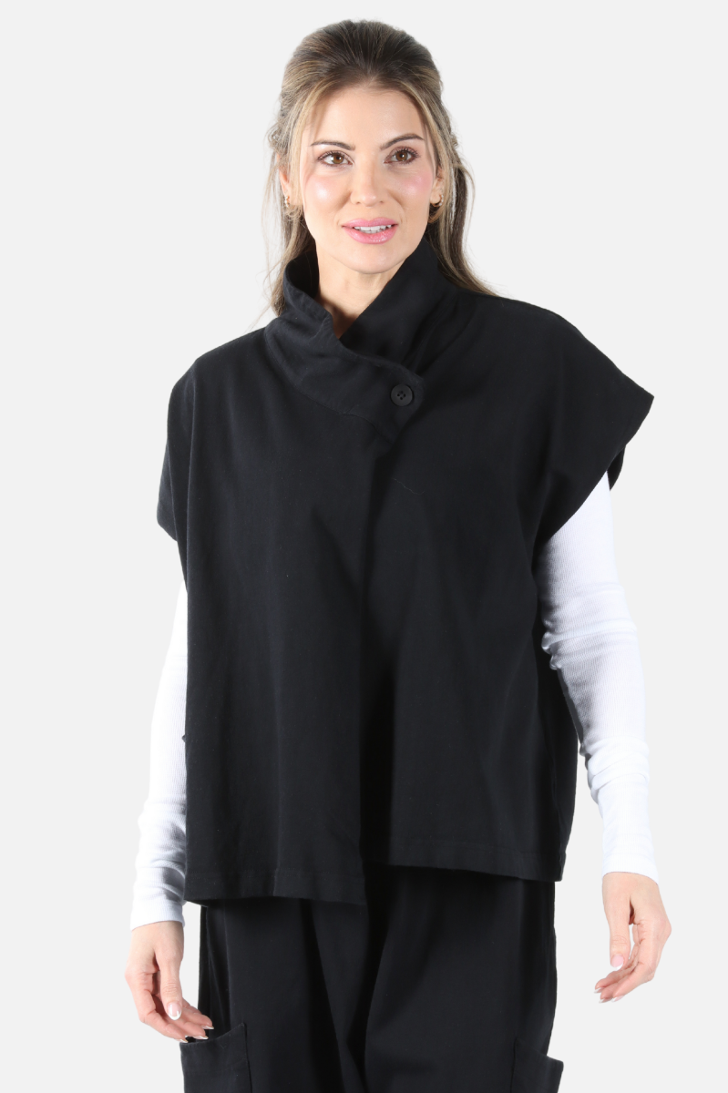 Fawbush's Only! Greta Vest - Black