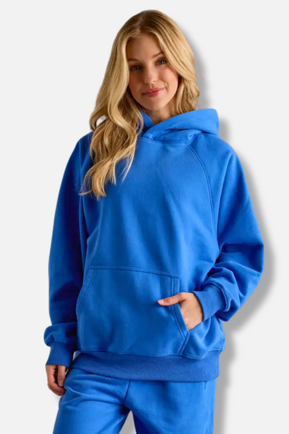 Hooded Sweatshirt - Blue 