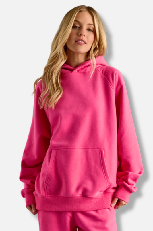 Hooded Sweatshirt - Pink