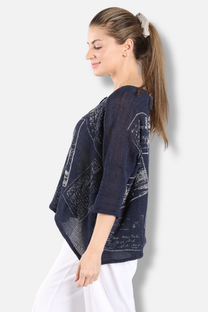 Wally Pullover - Navy