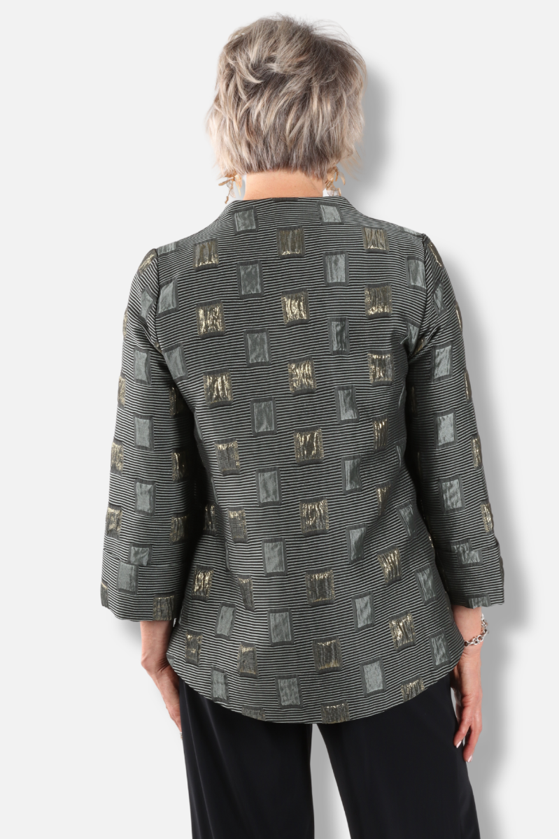One Button Jacket - Taupe 