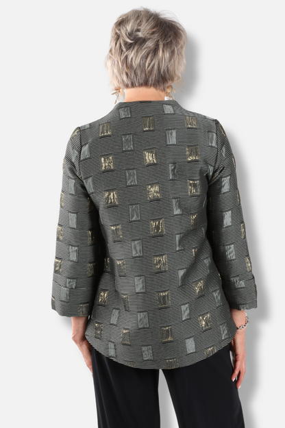One Button Jacket - Taupe 