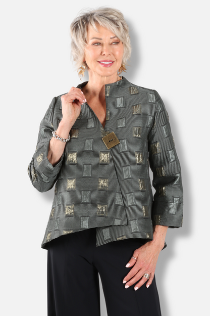 One Button Jacket - Taupe 