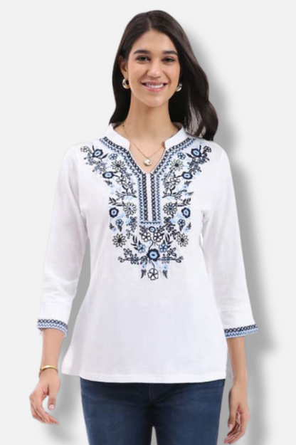 Kate Top Plus - White