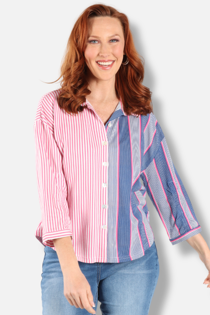 Fran Shirt - Fuchsia
