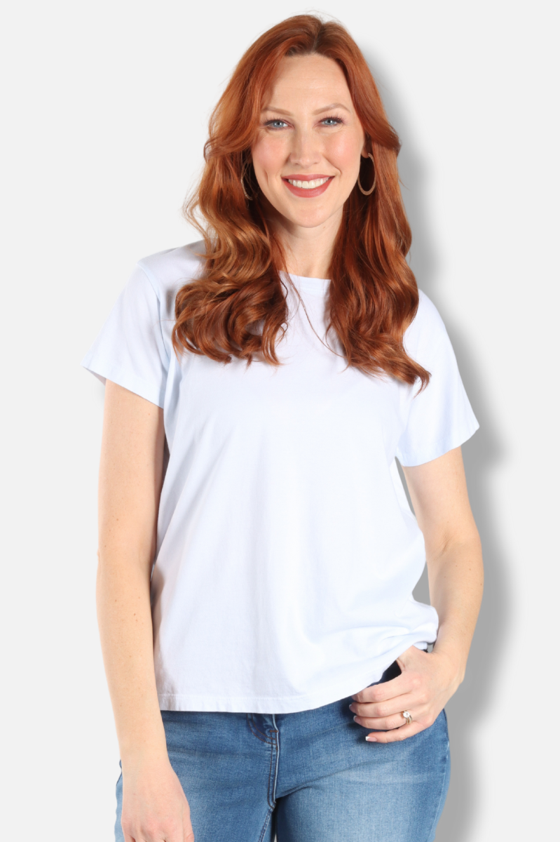 Short Sleeve Crew Plus - Powder Blue