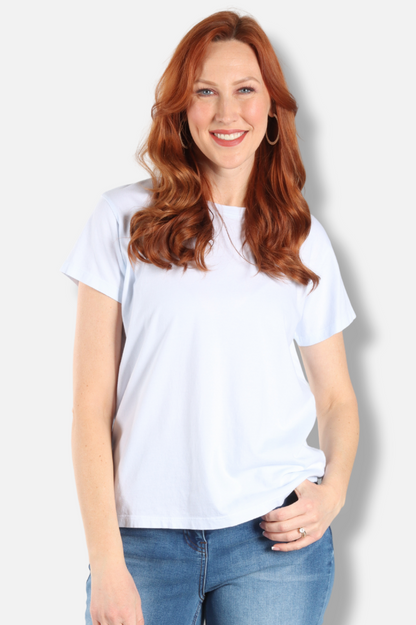 Short Sleeve Crew Plus - Powder Blue