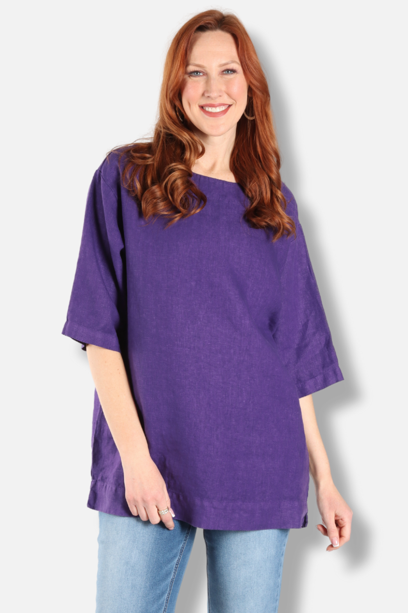 Reese Tunic - Verbena Heavy Linen
