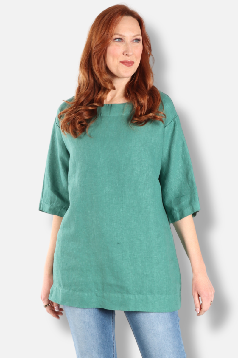 Reese Tunic - Turaco Heavy Linen