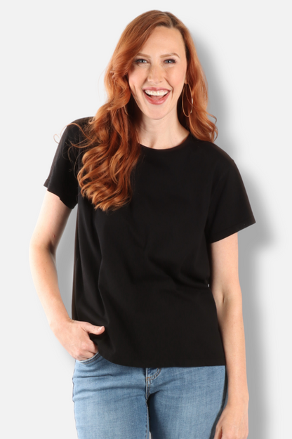 Short Sleeve Crew - Black
