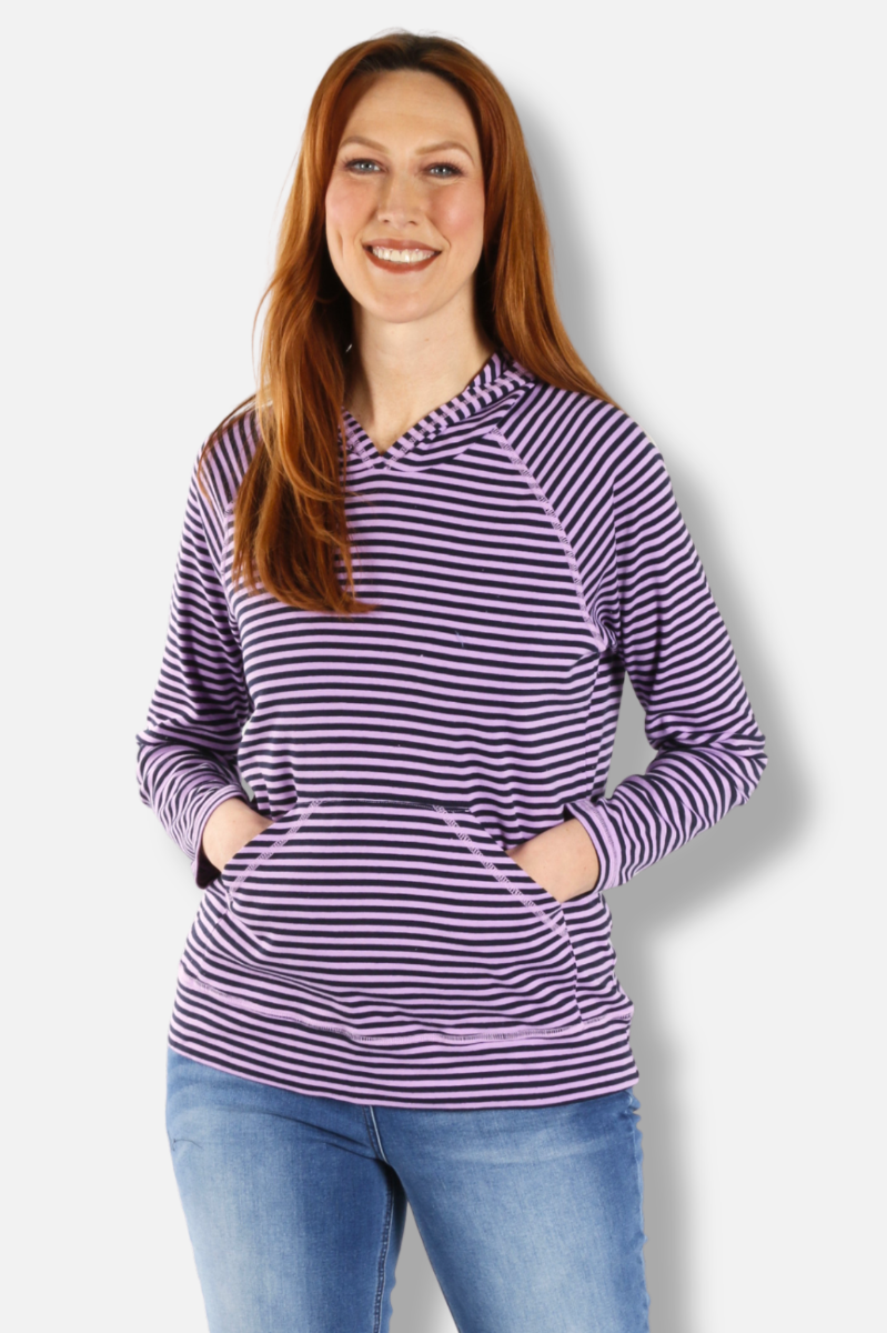 Banded Hoodie - Tulip