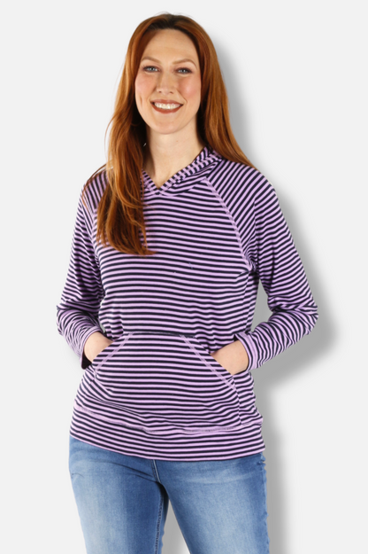 Banded Hoodie - Tulip