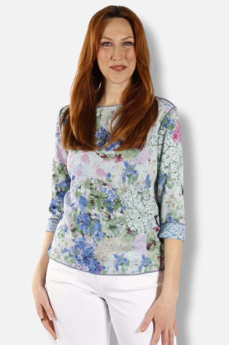 Reversible Crew Neck - Pink & Blue