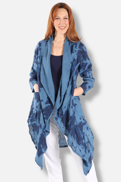 Tie-Dye Throw - Blue