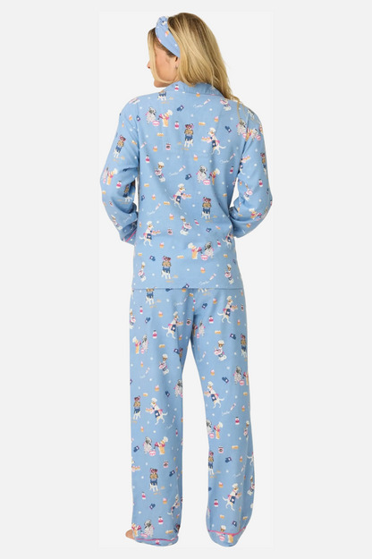 Flannel PJ Set - Baked Woof Love