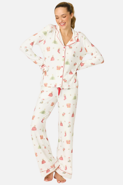 Butter Jersey PJ Set - Feline Festive