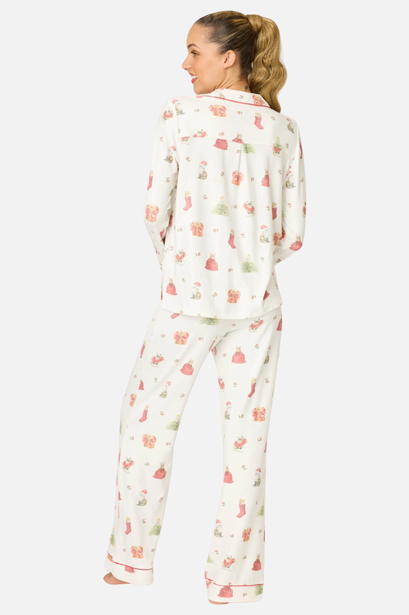 Butter Jersey PJ Set - Feline Festive