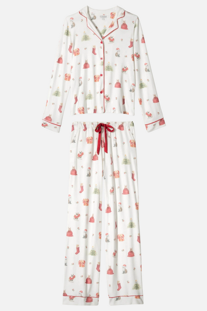 Butter Jersey PJ Set - Feline Festive