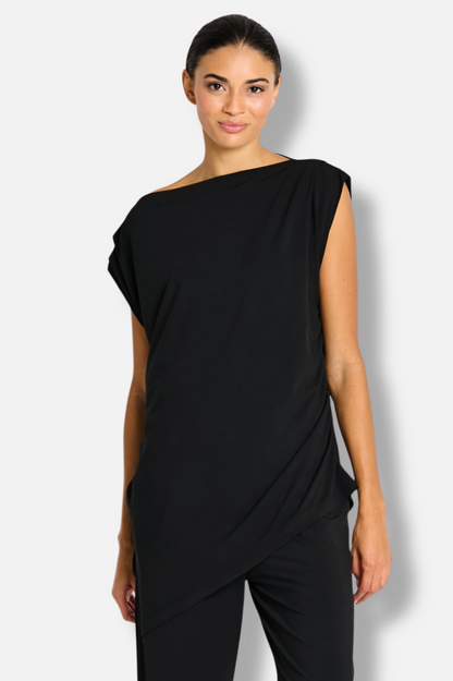 Ruched Top - Black