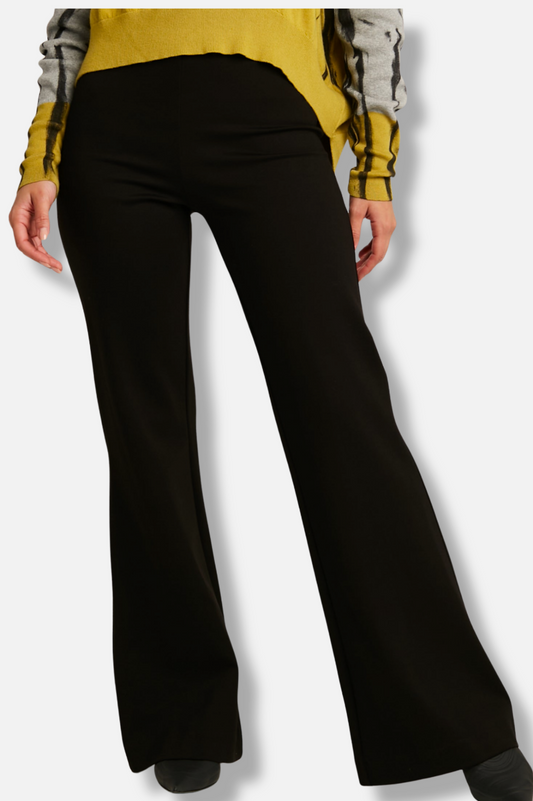 Scuba Bell Bottom Pant - Black
