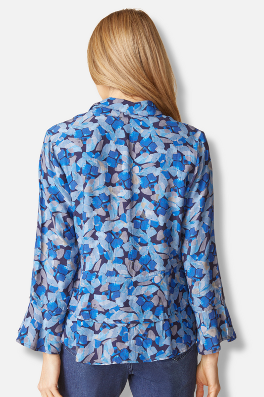 Flounce Shirt - Tide