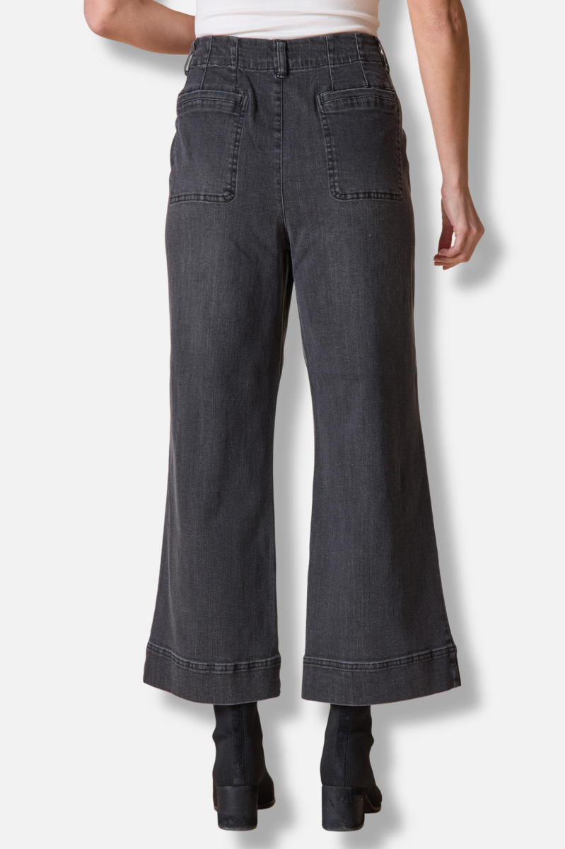 Ankle Jean - Black Denim 