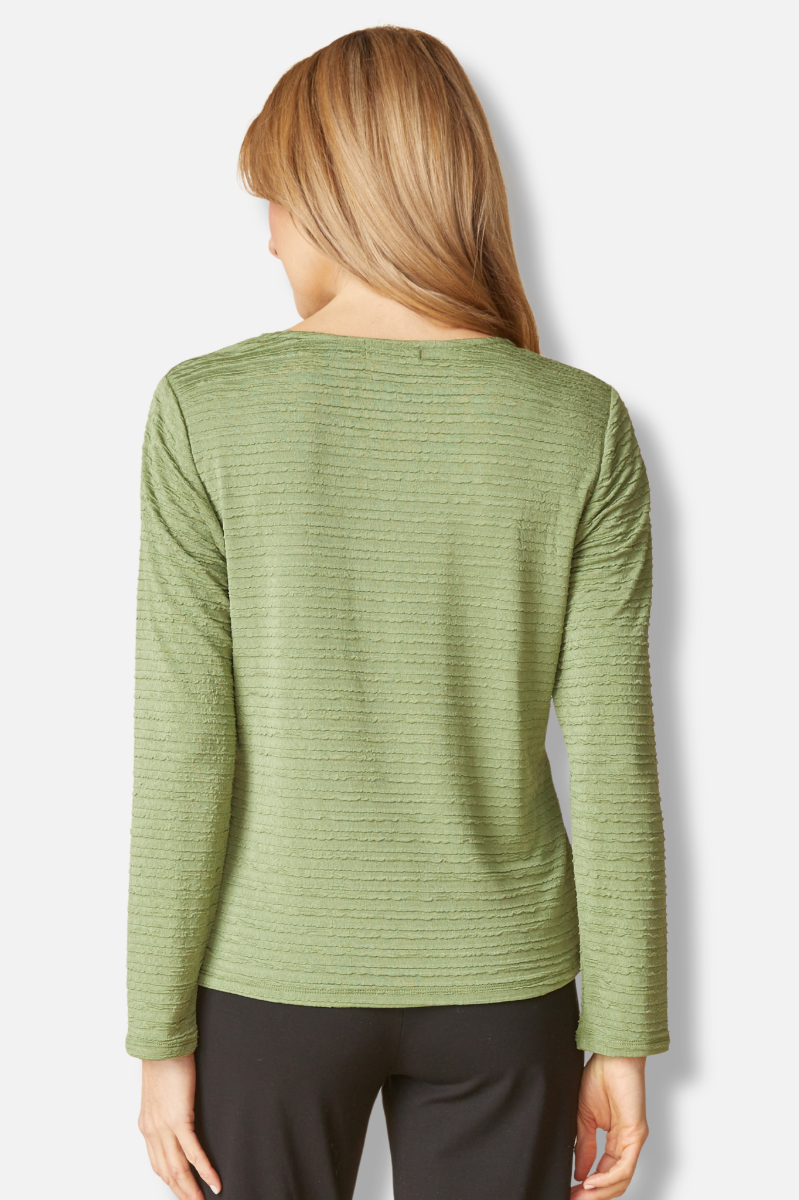 Seamed Tee - Fern 