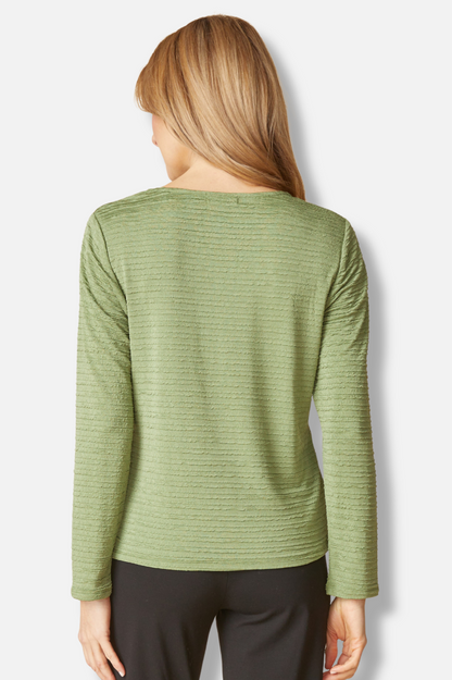 Seamed Tee - Fern 