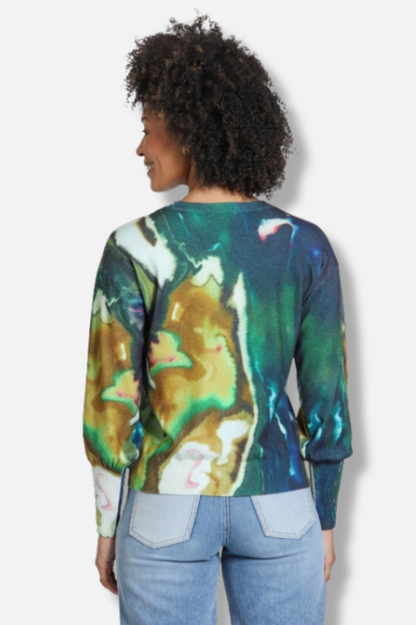 Crew Neck Sweater - Forest & Sulphur 