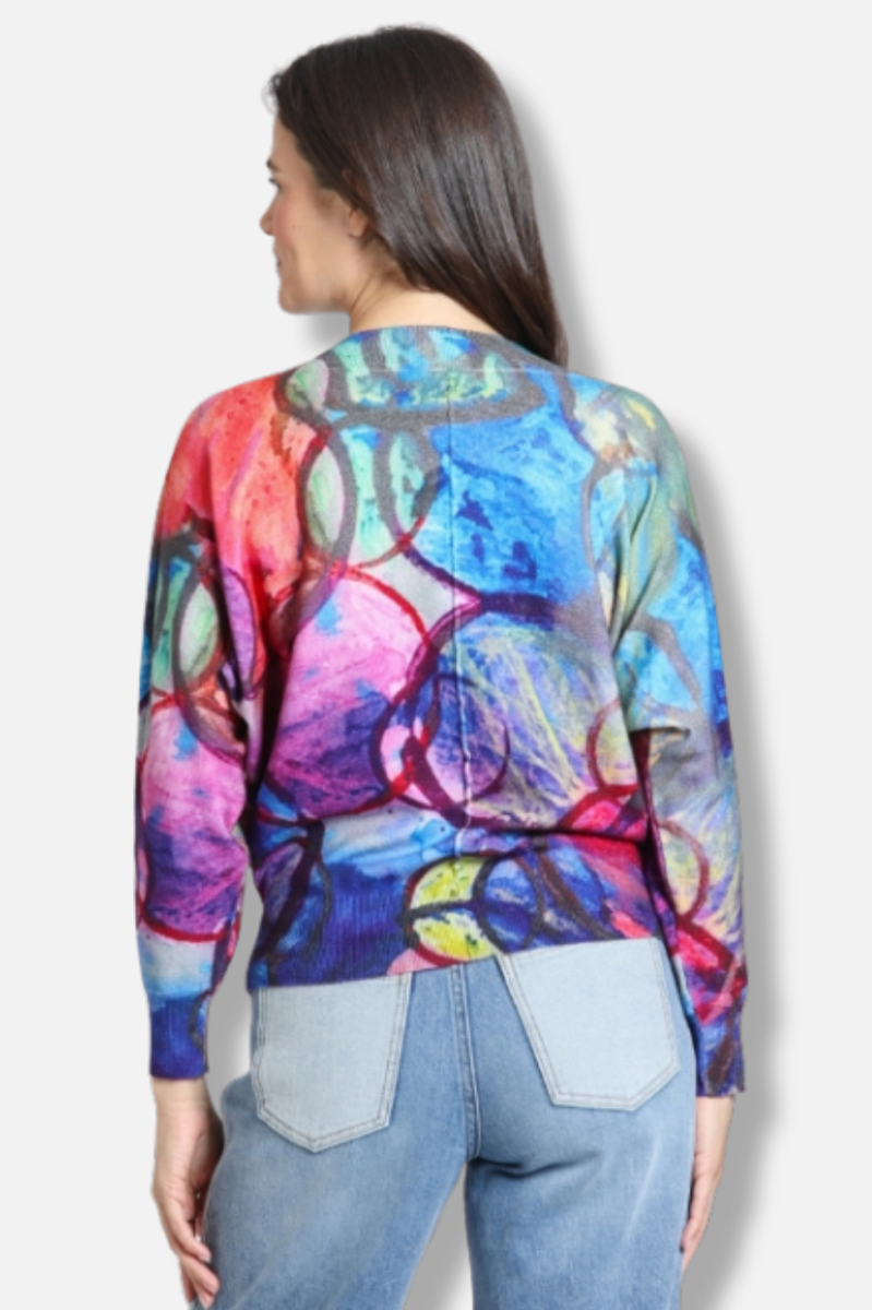 V-Neck Pullover - Prism