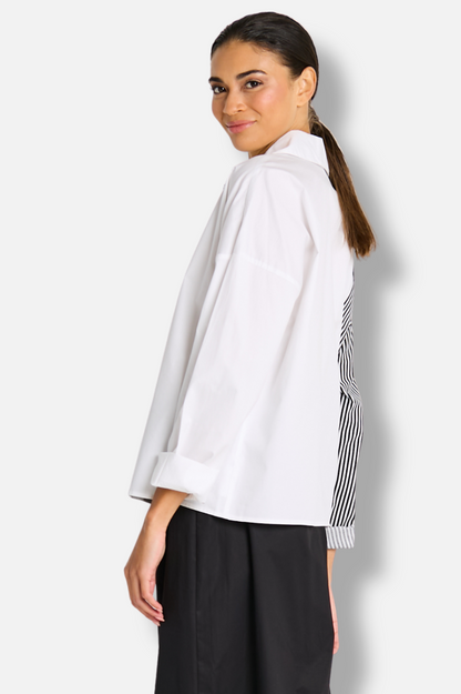 Cargo Pocket Shirt - Bold Stripe