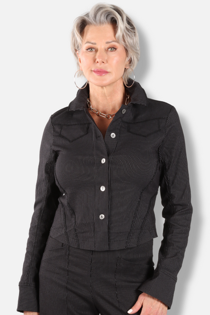 Amulet Jacket - Black Stripe
