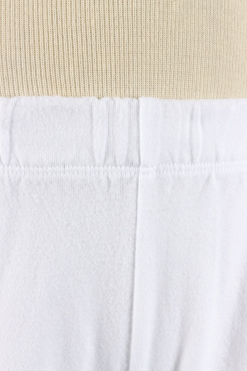 Lettuce Edge Crop Pant Plus - White