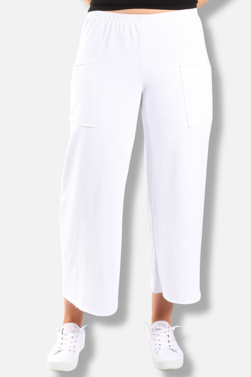 Prairie Crop Pant - White 