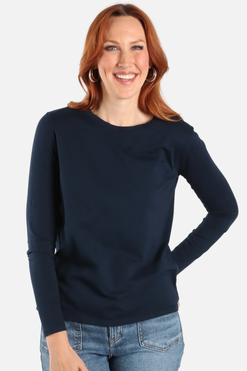 Fawbush's Only! Long Sleeve Crew Plus - Nebula