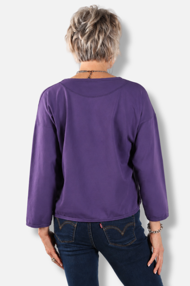 Stretch Terry Sweatshirt - Jam