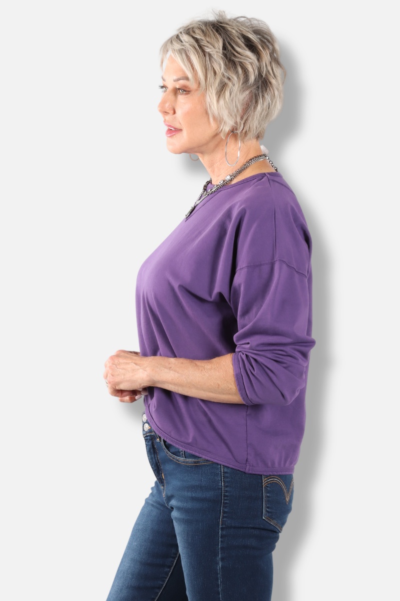 Stretch Terry Sweatshirt - Jam