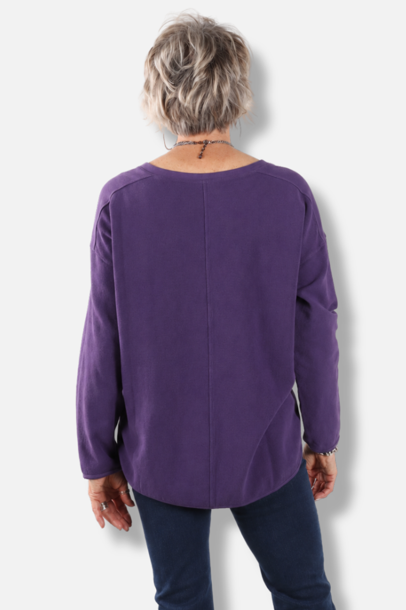 Drop Shoulder Top - Jam