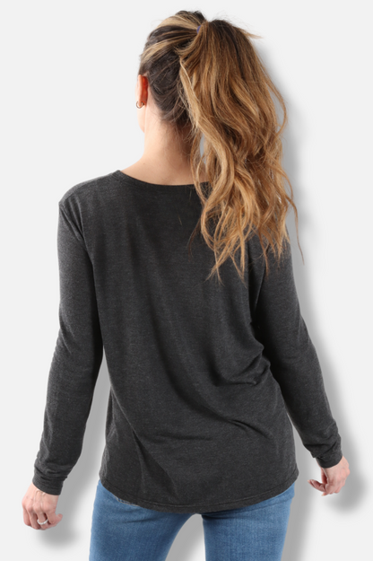Long Sleeve Crew Plus - Black Prairie Lux