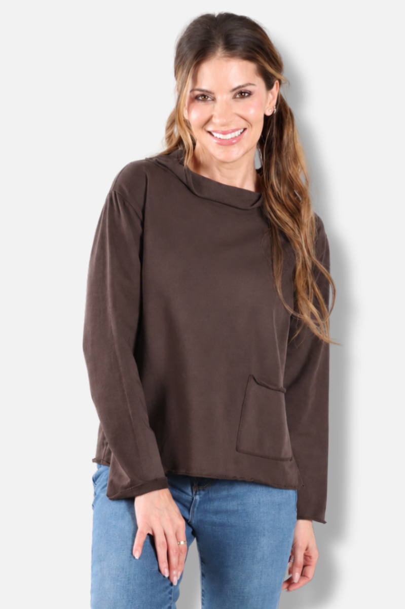 Relax Yoga Top Plus - Dark Chocolate
