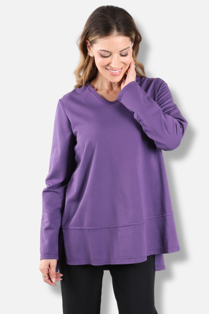 Hi-Low Flounce Tunic - Jam 