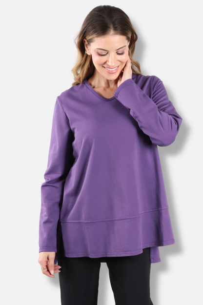 Hi-Low Flounce Tunic - Jam 