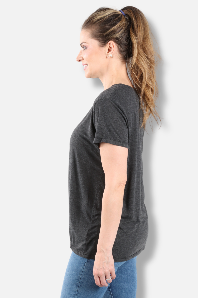 Short Sleeve Crew Plus - Black Prairie Lux 