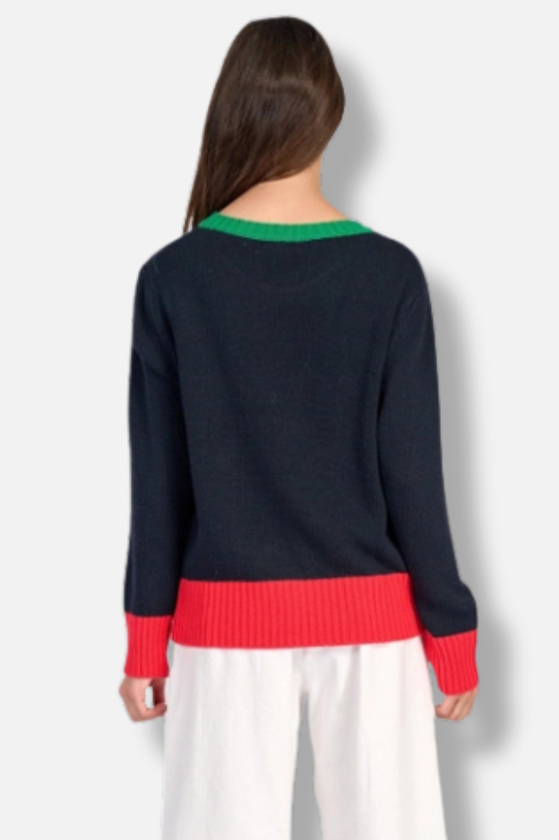 Bauble Pocket Sweater - Midnight