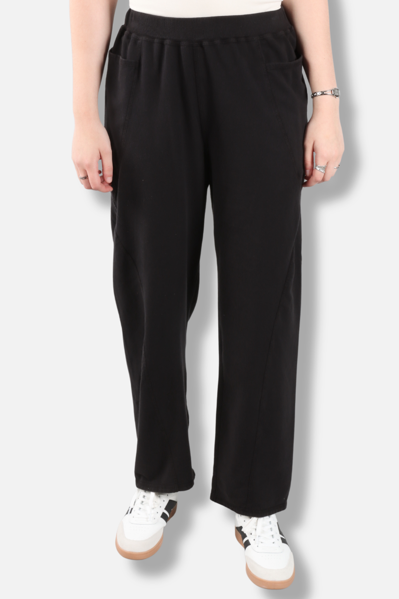 Prairie Sweat Long Pocket Pant Plus - Black 