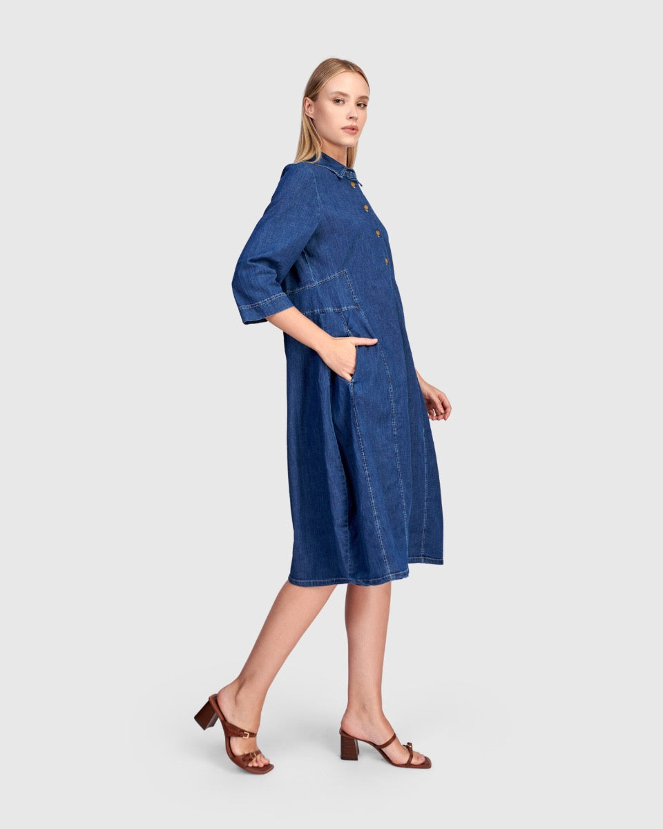 Shirt Dress - Denim