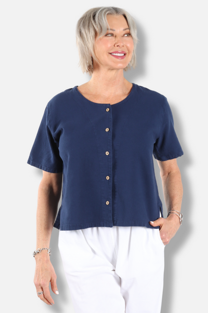 Crop Top Plus - Navy
