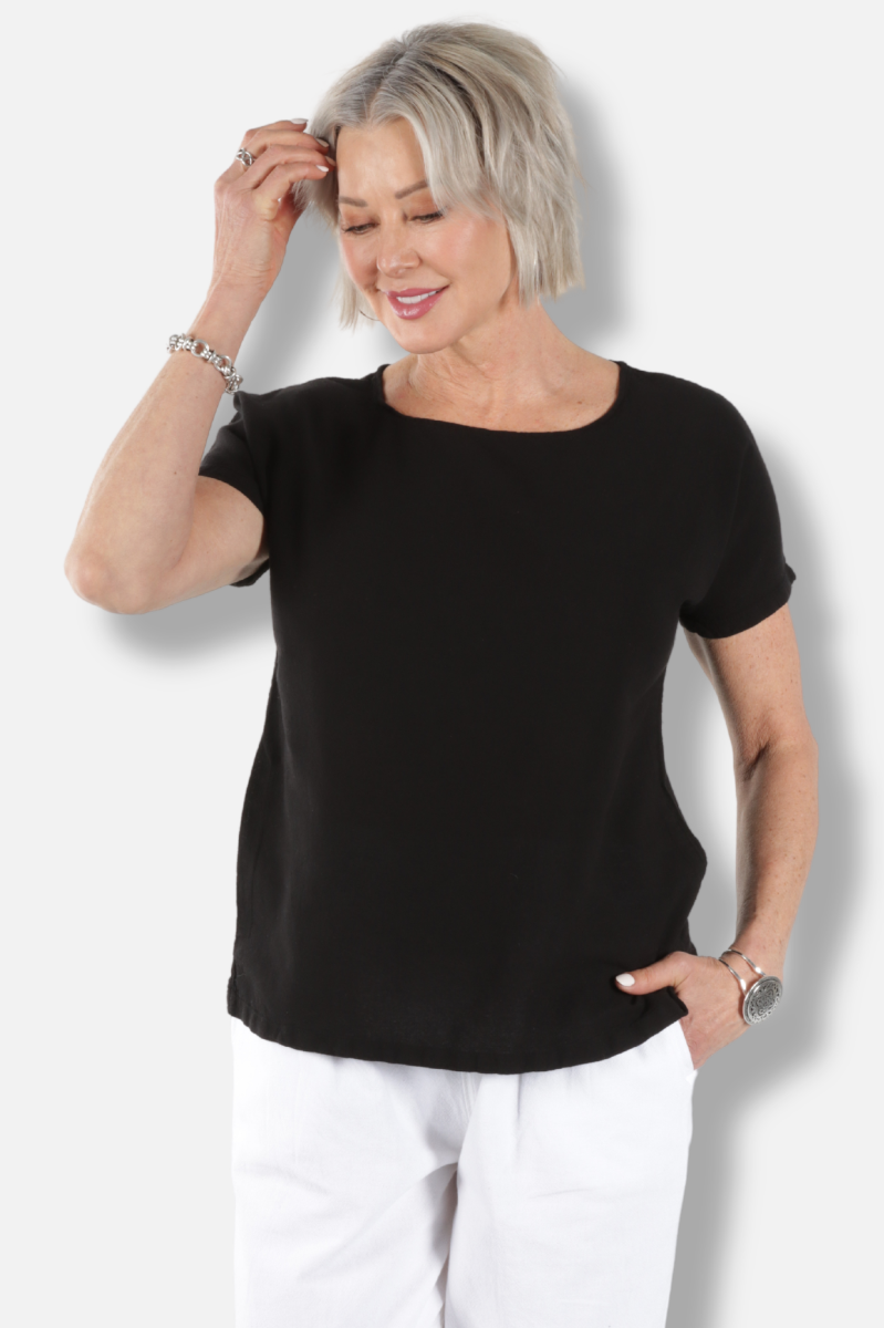 Cap Tee Plus - Black