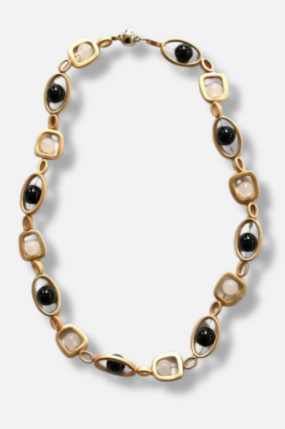 Geo Short Necklace - Gold 