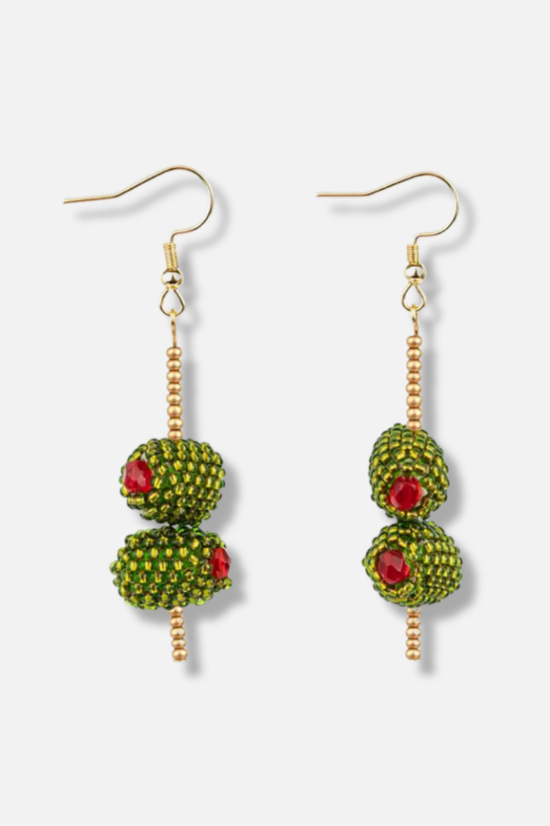 Olive Earring - Green 